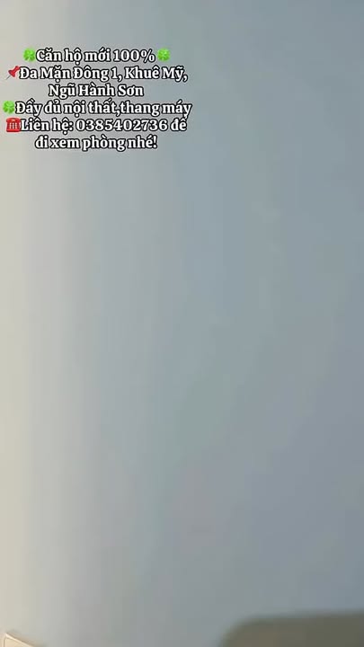 Căn hộ Ngũ Hành Sơn Đà Nẵng từ 5 triệu/tháng - Full nội thất cao cấp