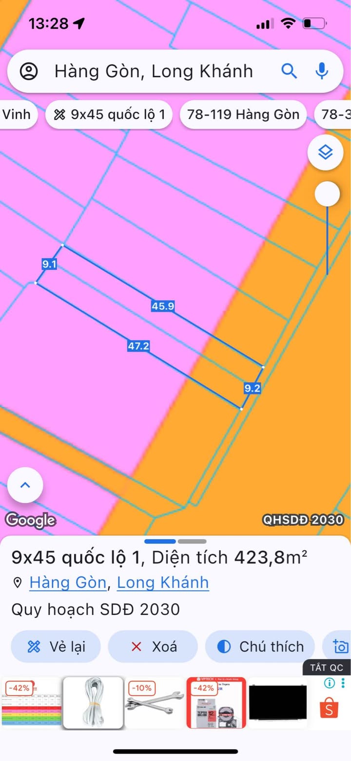 Đất nền Quốc Lộ 1A Q12 405m² - Sổ đỏ chính chủ, tiềm năng tăng giá!