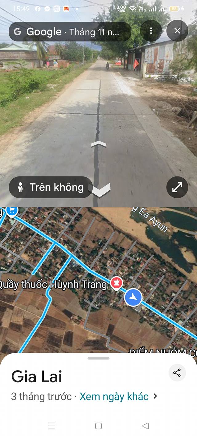 Đất nền Chư Mố Ayun Pa 270m² 550 triệu - Sổ đỏ