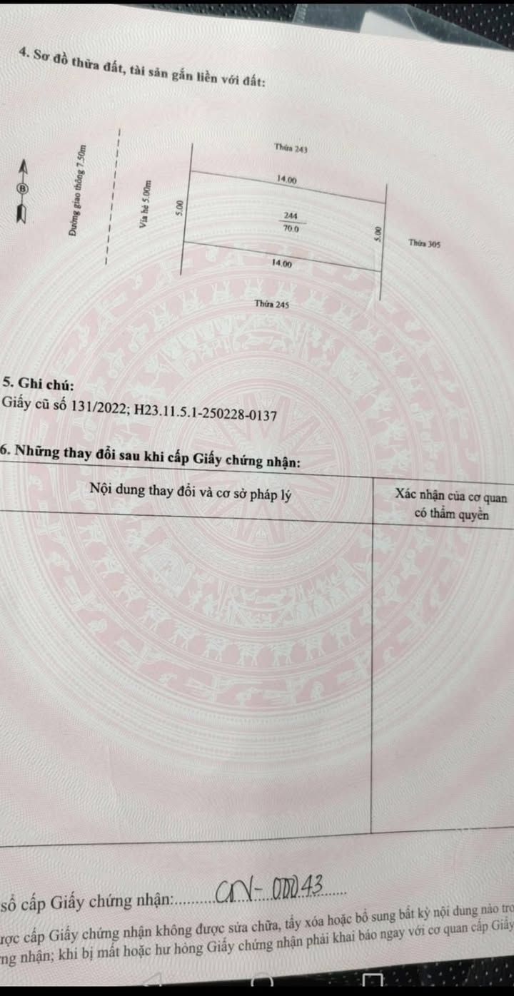 Đất nền Hải Tân Hải Dương 140m² - Gần Aeon Mall - Sổ đỏ chính chủ