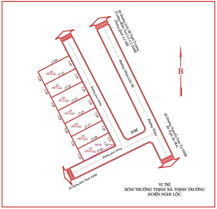 Đất nền Nghi Lộc 90m² giá 1 tỷ xx - Lô góc 2 mặt tiền, sổ đỏ sẵn sàng!