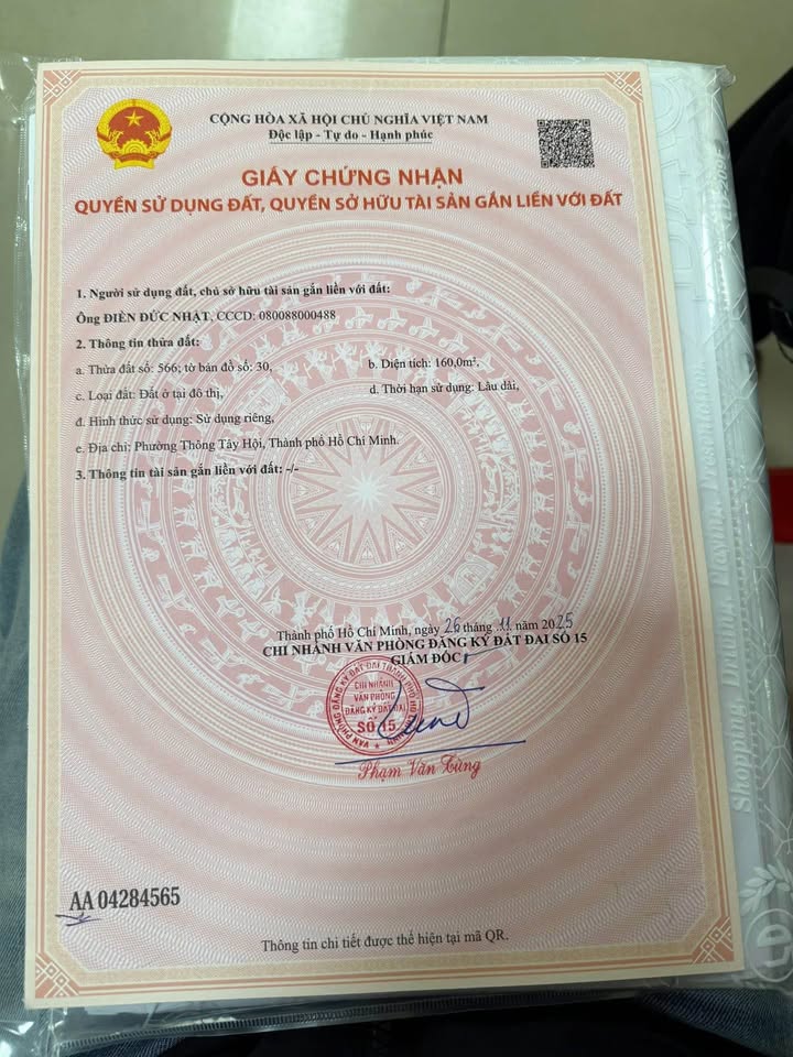 Bán Đất Vàng Gò Vấp 184m² - Mặt Tiền 8m, Thích Hợp Xây Tòa Nhà/Căn Hộ