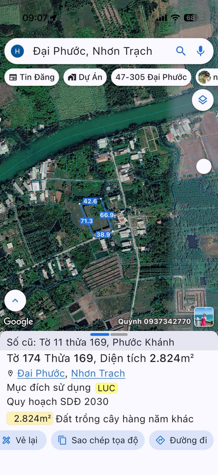 Đất Nền Đồng Nai 2824m² Sổ Hồng Riêng - Giá Đầu Tư 3.3 Triệu/m²