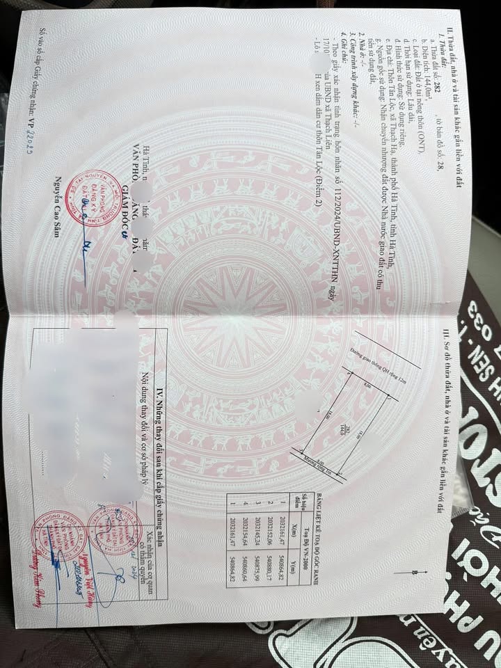 Bán Đất Tân Giang Hà Tĩnh 144m² - Sổ Đỏ Sẵn Sàng