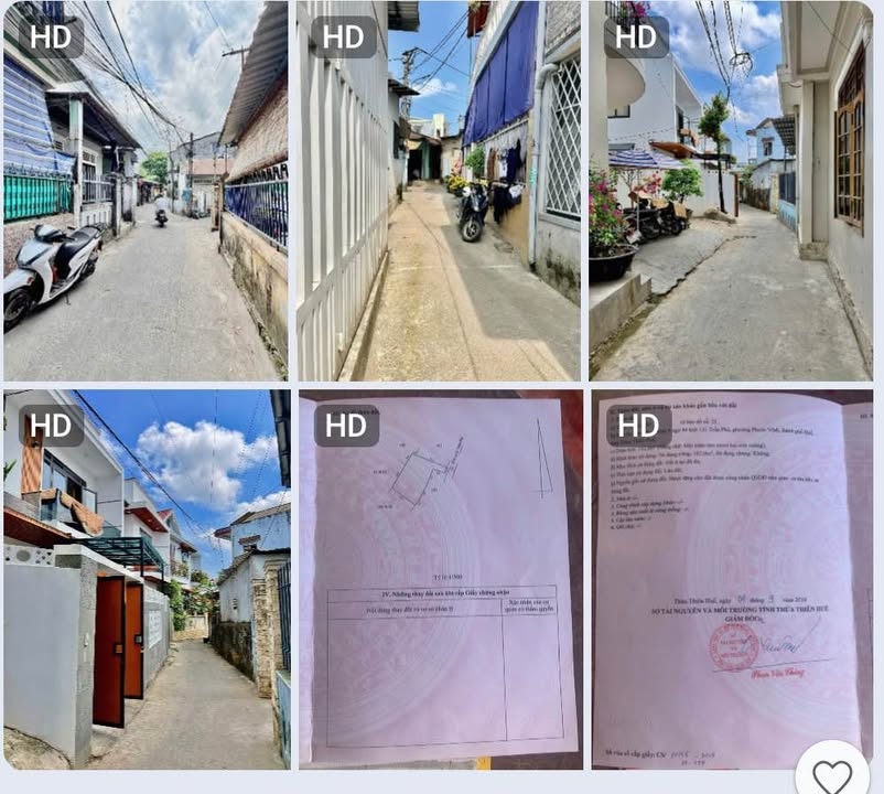 Đất nền kiệt Trần Phú, Huế 182m² - Sổ đỏ chính chủ, xây dựng tự do!