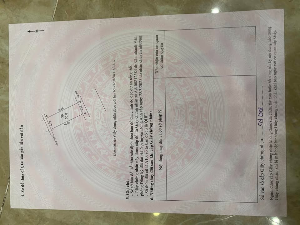 Bán đất 65m² Lỗ Khê, Đông Anh - Sổ đỏ sẵn, ô tô tránh, gần chợ!