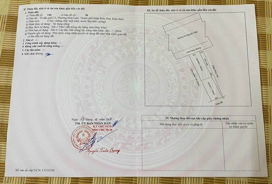 Bán Đất Mặt Đường 279, Him Lam, Điện Biên Phủ - 115m², Kinh Doanh Tốt