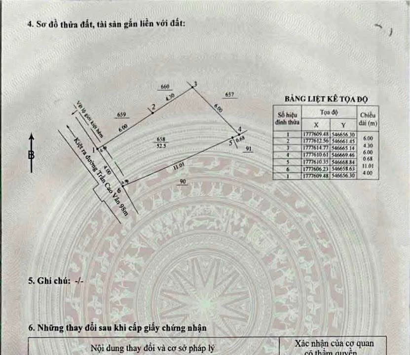 Đất kiệt 718 Trần Cao Vân 52.5m² giá 3.18 tỷ - Nở hậu tài lộc!
