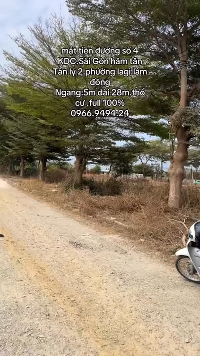 Đất Nền Mặt Tiền Đường Số 4 La Gi - 140m² Thổ Cư, Giá 1.X Tỷ