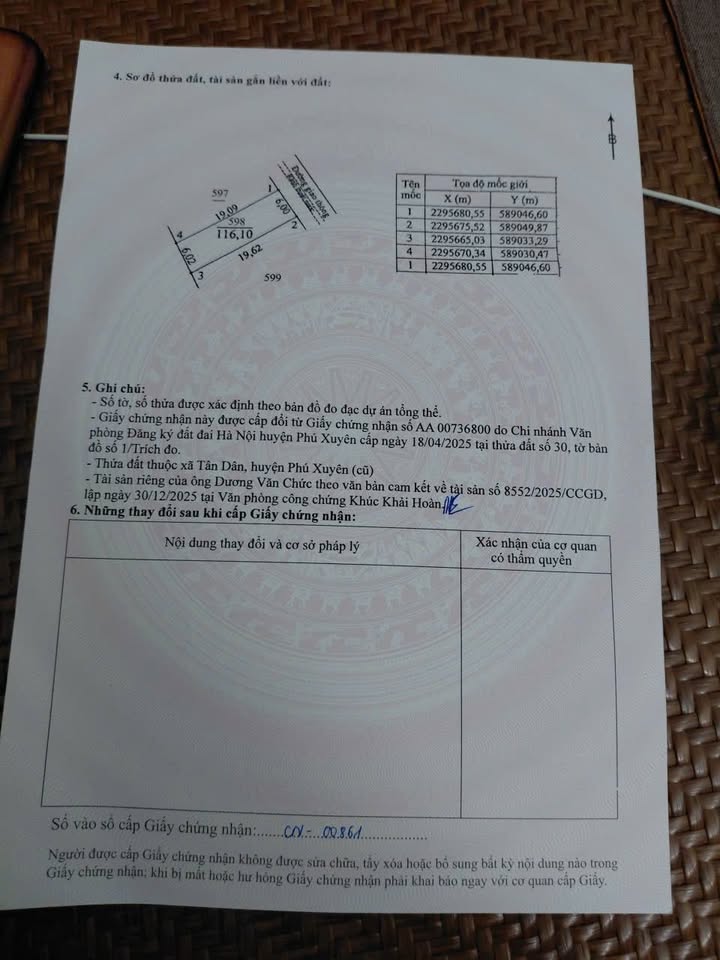 Đất đấu giá Phú Xuyên 116m² - Giá tốt đầu tư, sát trường mầm non