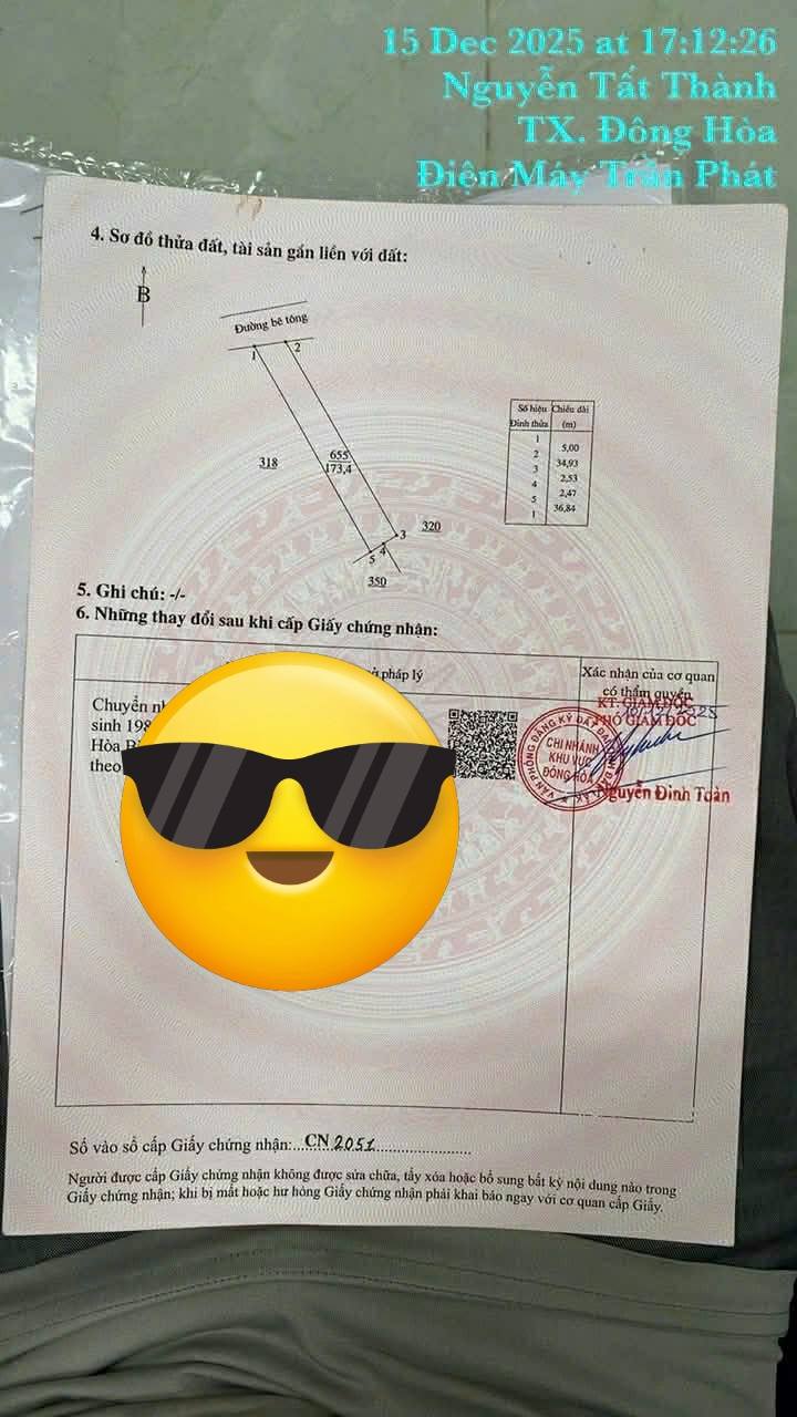 Đất Biển Đông Hòa Phú Yên - 180m² Thổ Cư Đường Bùi Xuân Phái