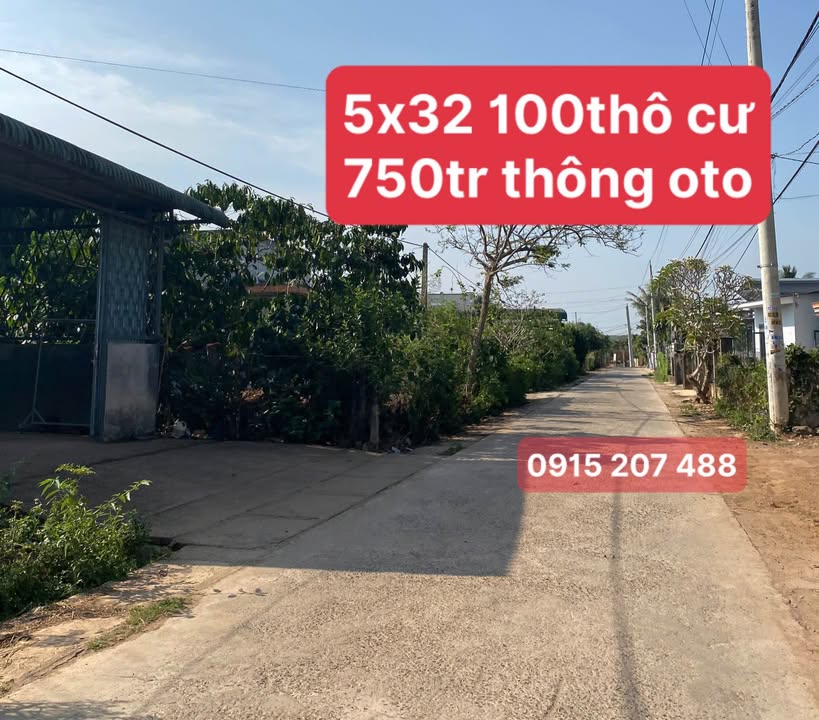 Đất nền Thanh Bình 160m² - Sổ đỏ chính chủ, chỉ 750 triệu