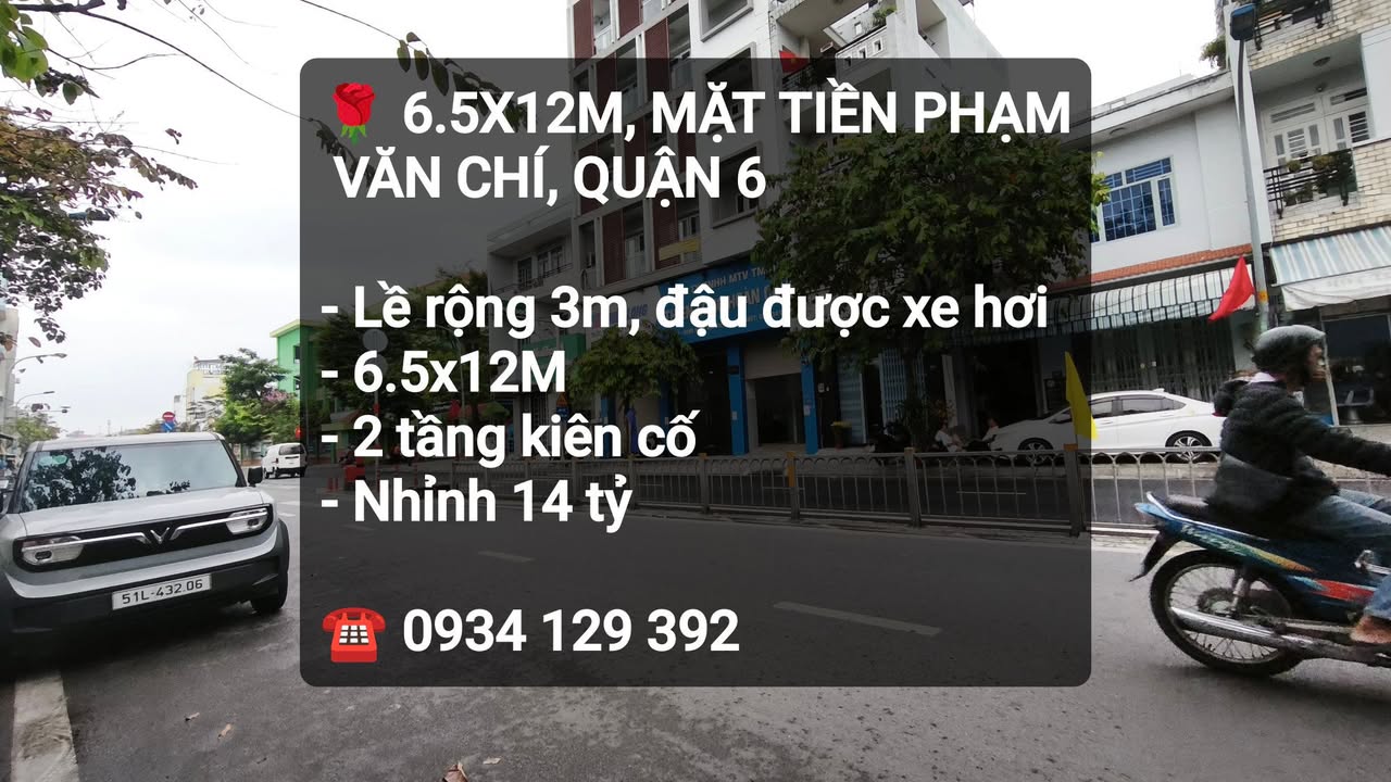 Nhà Phố Phạm Văn Chí Quận 6 78m² - Mặt tiền kinh doanh đỉnh cao!
