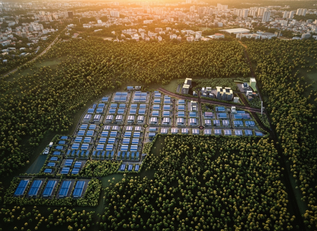 Cho thuê đất KCN Ez.Park Đắk Lắk 1ha+, pháp lý 2074, giá 55$/m²