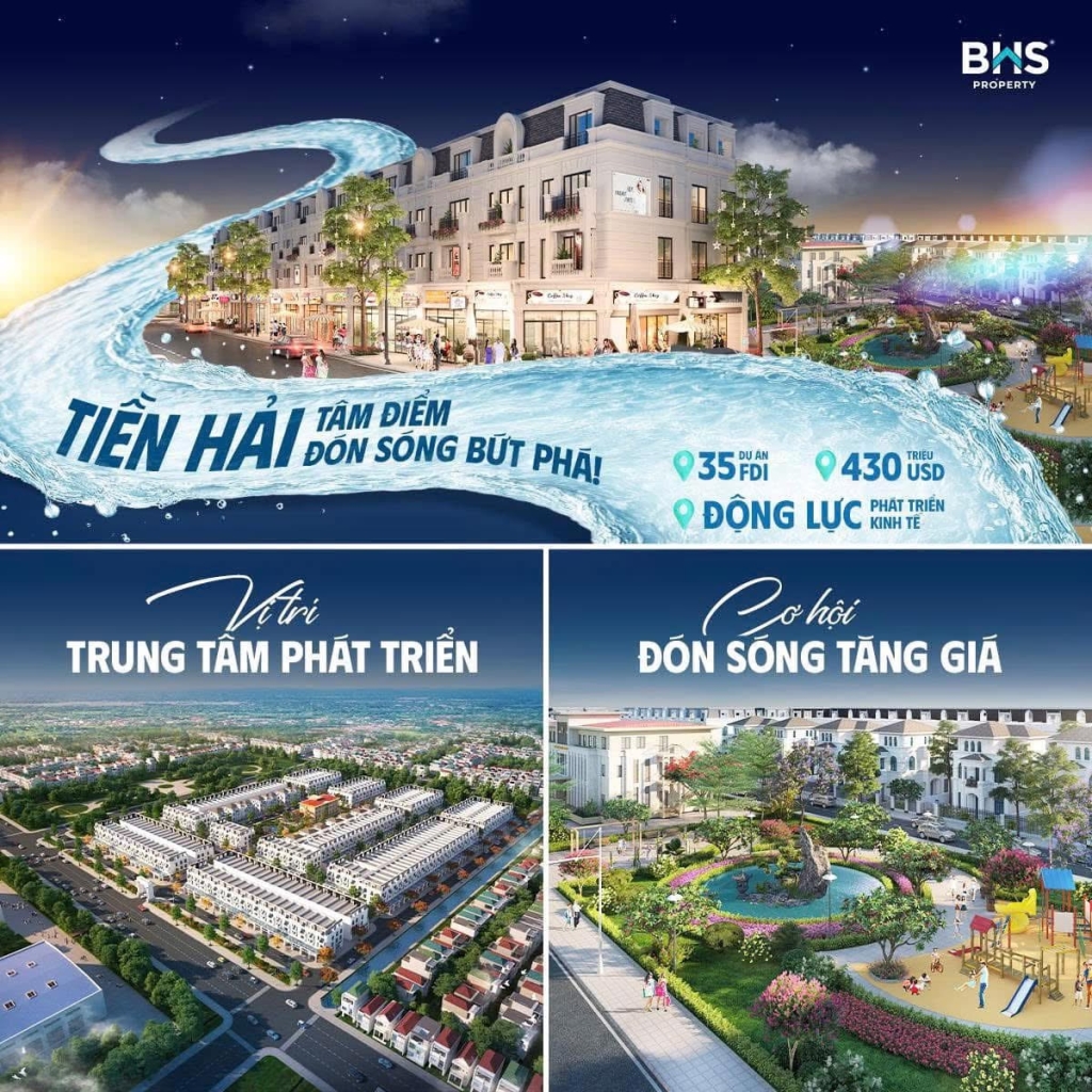 Đất Nền Star City Tiền Hải 90m² - Lõi Trung Tâm, Vốn Chỉ Từ 1.3 Tỷ