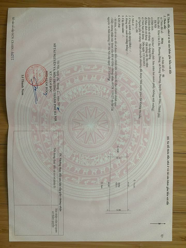 Đất ODT 720m² Hoài Đức - Sổ đỏ sẵn sàng, gần Vành đai 4