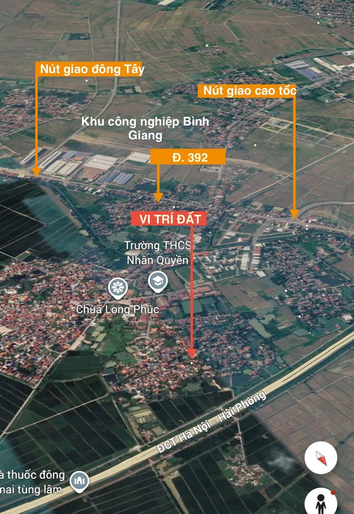 Đất Nền Dương Xá, Bình Giang 74m² - Giá 620 Triệu, Ô Tô Tận Nơi