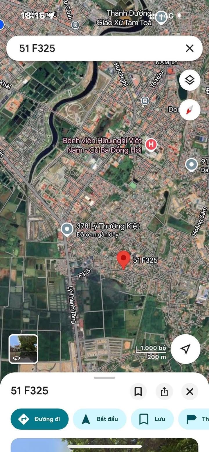 Đất mặt tiền F325 Đồng Hới 132m² giá 2.5 tỷ - Vị trí kinh doanh đắc địa