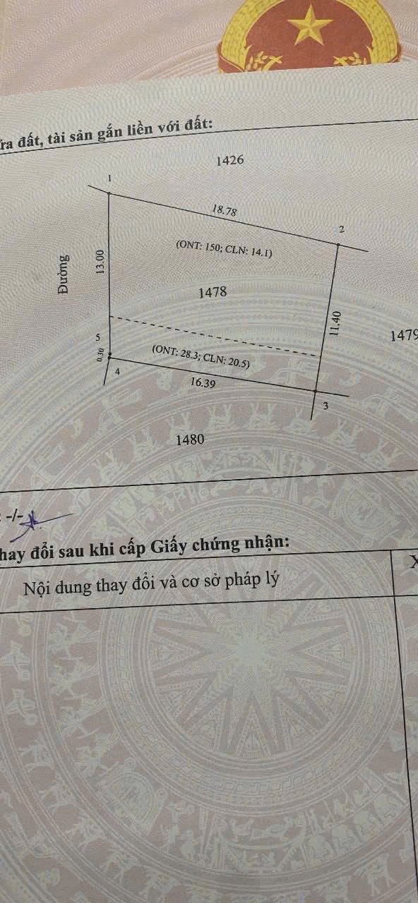 Đất Nền Nghi Kiều, Nghệ An 212m² - Mặt Tiền 13m, Sẵn Sàng Xây Dựng