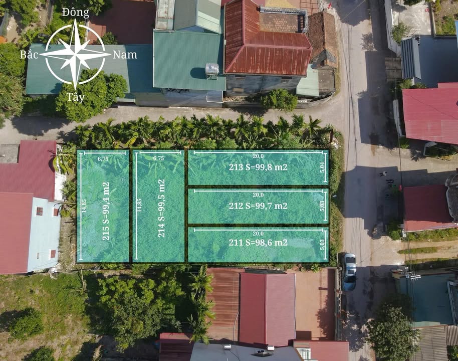 Đất nền Đồng Sơn, Phủ Lý 99m² - Sổ đỏ chính chủ