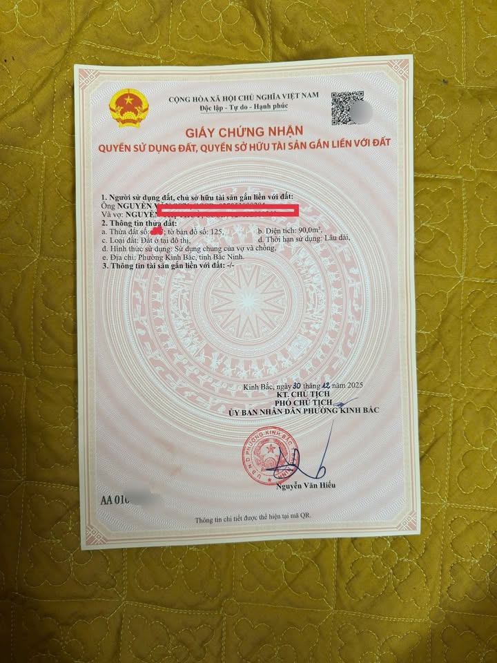 Đất nền Mặt đường H100 TP Bắc Ninh 90m² - Tiềm năng tăng giá mạnh!