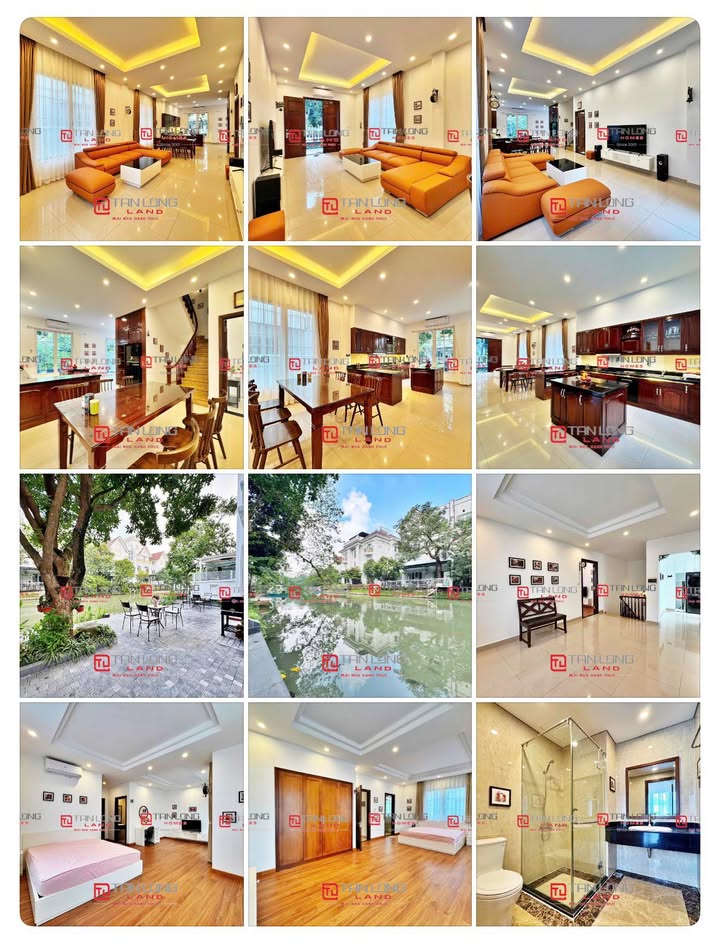 Cho thuê Biệt thự 200m² view sông Ciputra - Nội thất đủ, giá tốt