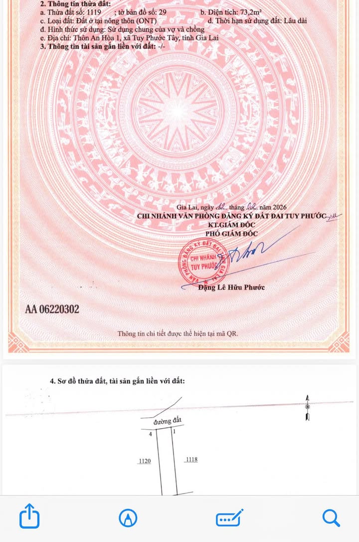 Đất thổ cư Phước An 80m2 2xx triệu - Thổ cư 100%