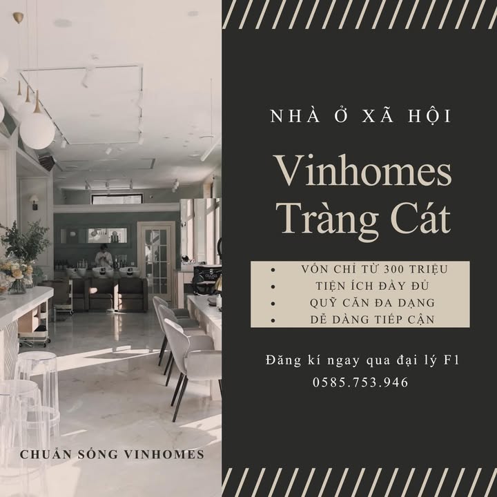 Căn hộ Vinhomes Happy Home Tràng Cát Hải An Studio View đẹp