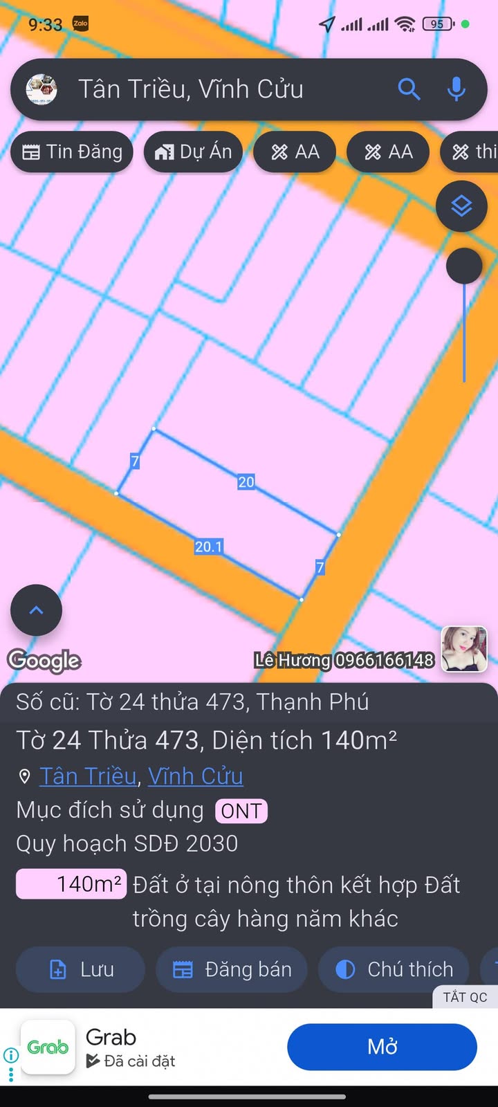 Đất nền KDC Bàu Tre Tân Phong – Biên Hòa, từ 2.35 tỷ – Sổ đỏ chính chủ