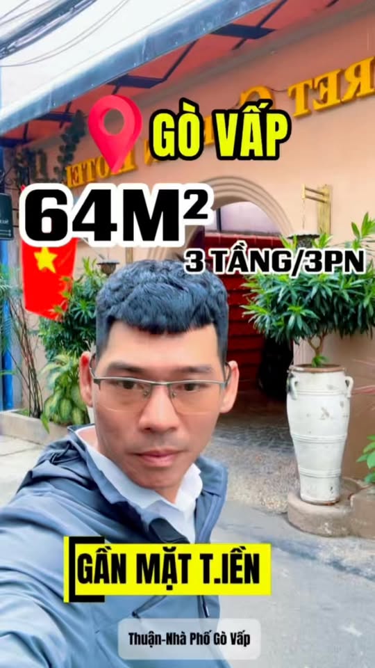 Nhà Phố 3 Tầng Mặt Tiền Phan Huy Ích, Gò Vấp - 64m² Giá 7 Tỷ