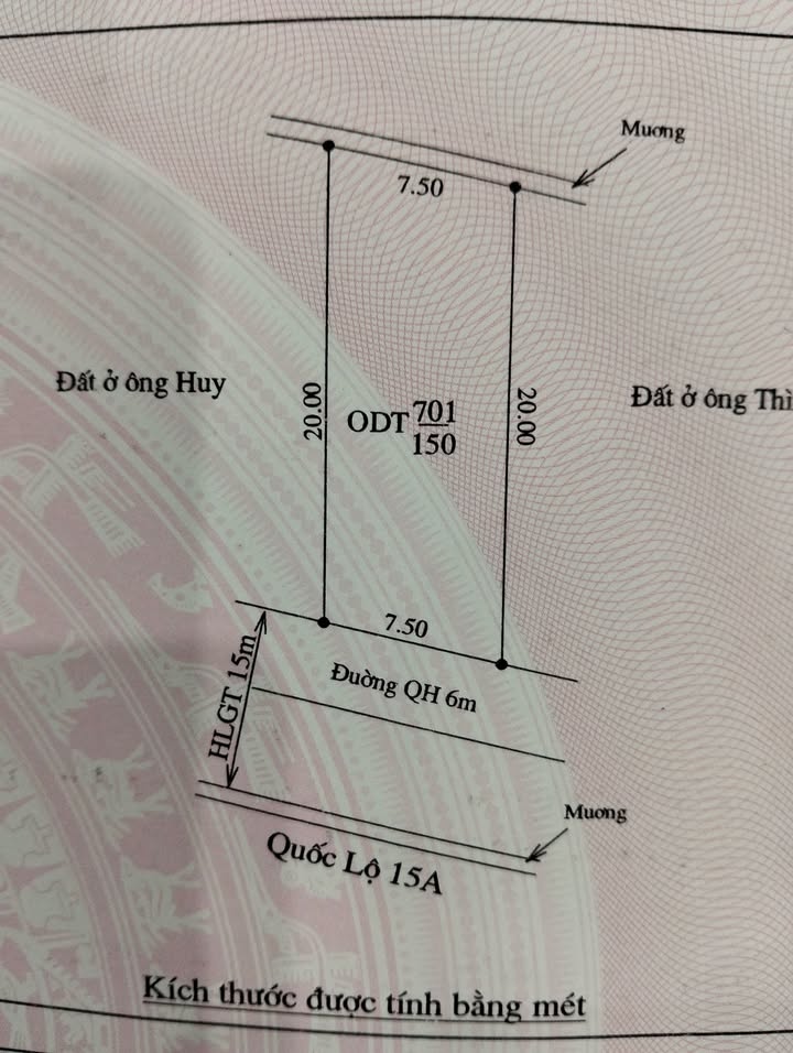 Đất Vàng Quốc Lộ 15 Vinh 1000m² - Sổ Đỏ Chính Chủ, Giá 3.6 Tỷ