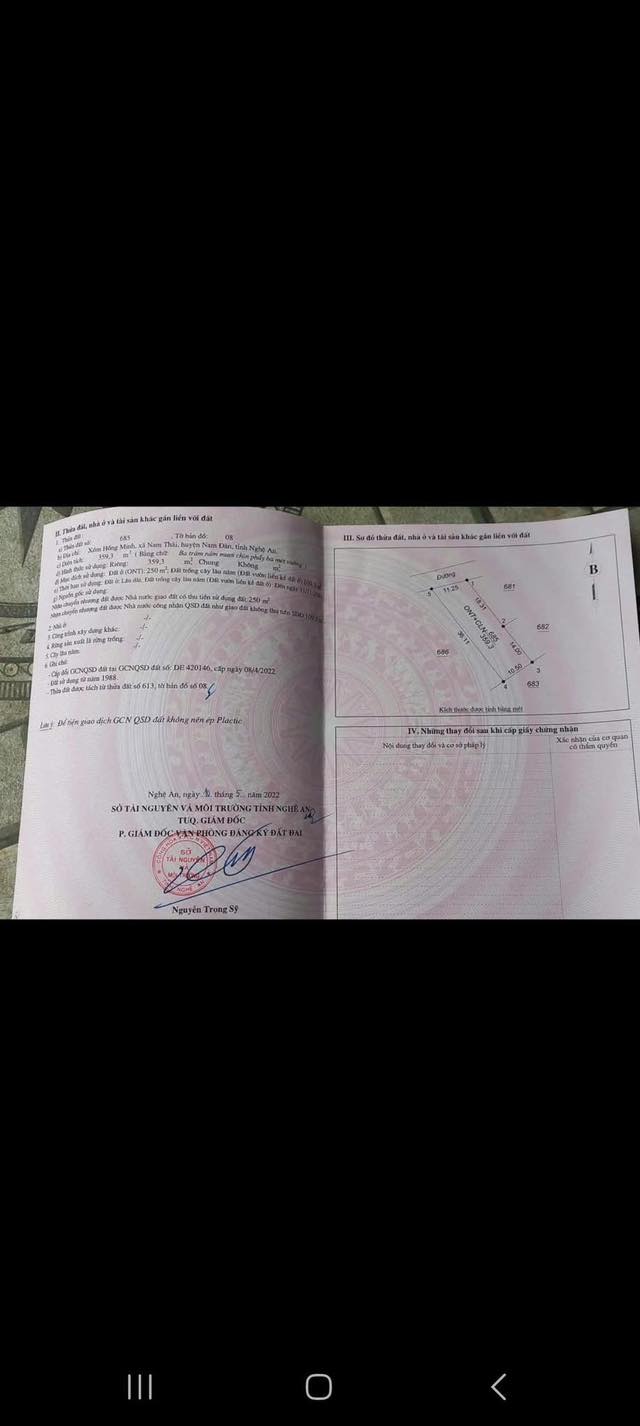 Đất nền Nam Thái, Nam Đàn 359m² từ 800 triệu - Sổ đỏ chính chủ