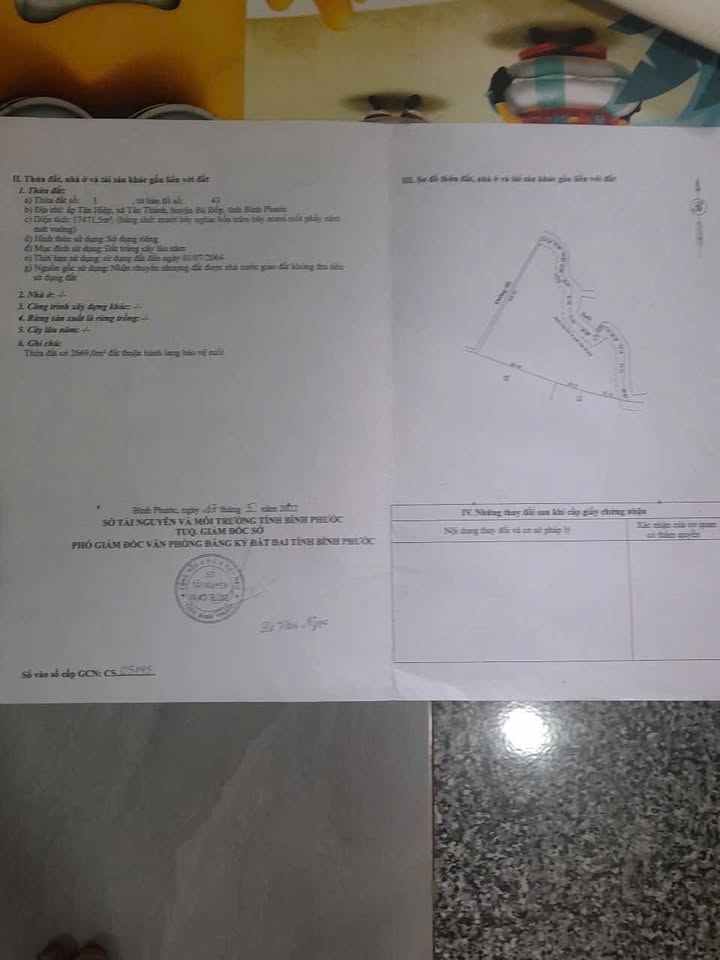 Đất Vườn Tân Hiệp, Hớn Quản 1.7ha chỉ 1.73 tỷ - Tiềm năng tăng giá!