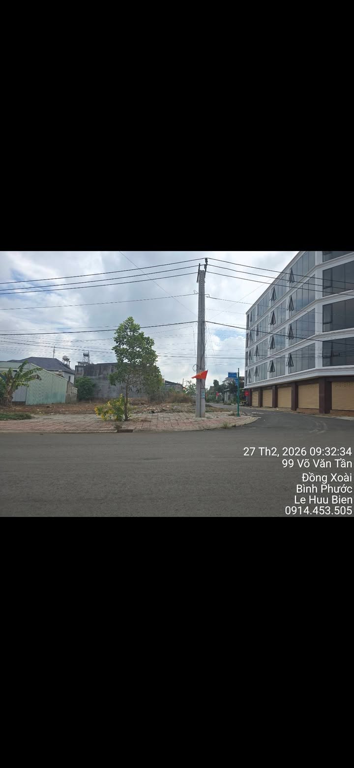 Đất nền Võ Văn Tần, Tân Bình 250m² - Lô góc 2 mặt tiền, Sổ hồng chính chủ!