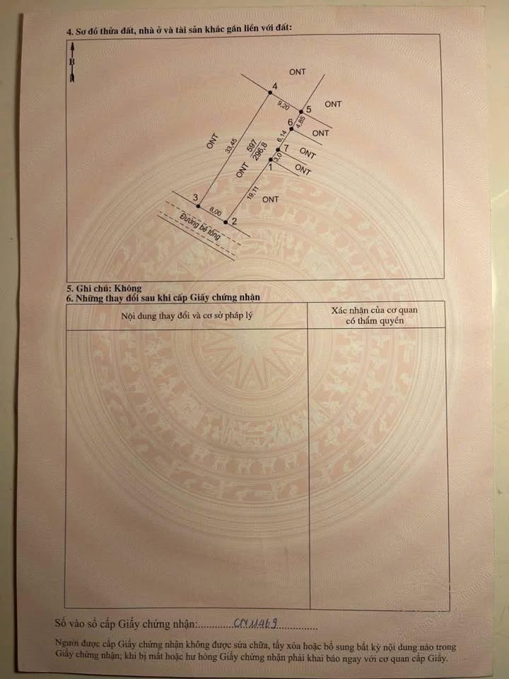 Đất thổ cư Hoàng Xá, Thạch Thất - Sổ đỏ 272m², cách chợ 50m