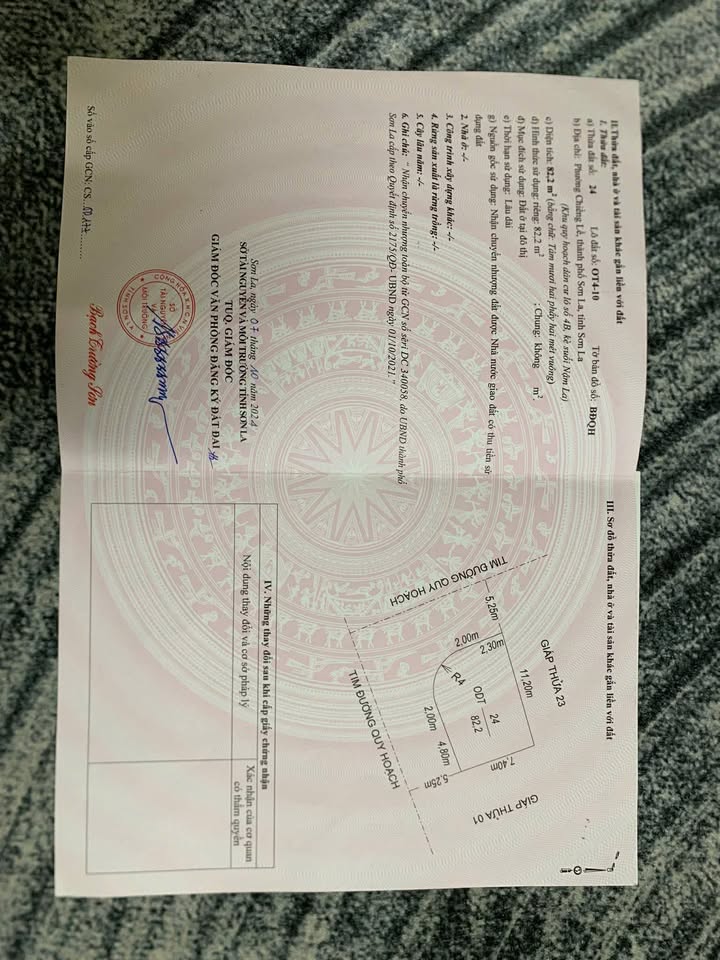 Đất nền Đường Kiên Mai Sơn La 82m² - Tiềm năng tăng giá vượt trội!