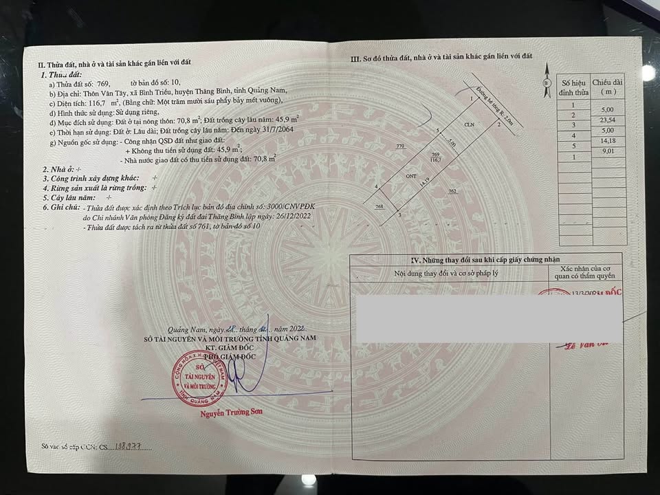 Đất nền Thôn Vân Tây Vĩnh An 120m² - Tiềm năng tăng giá!