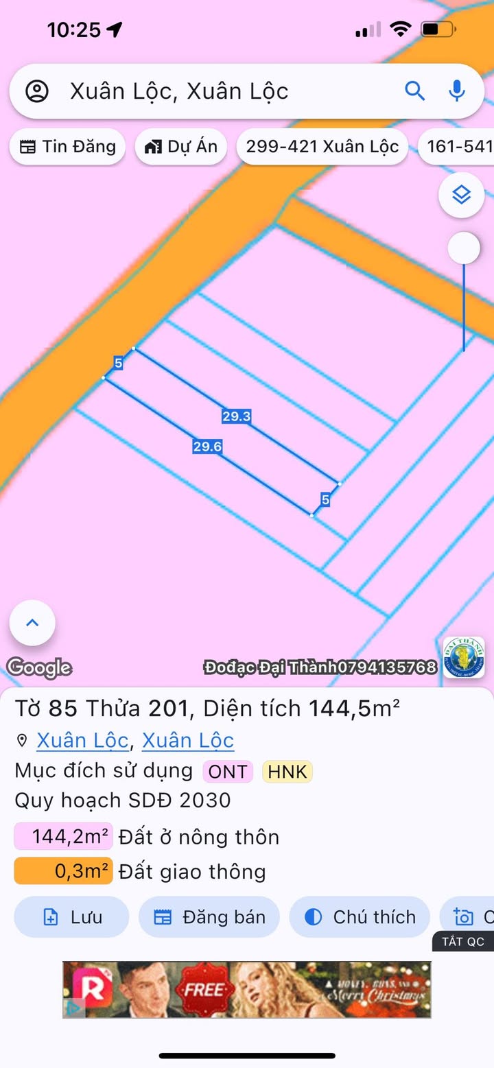 Đất Vàng Xuân Lộc 140m² Full Thổ Cư - Cơ Hội Đầu Tư Sinh Lời