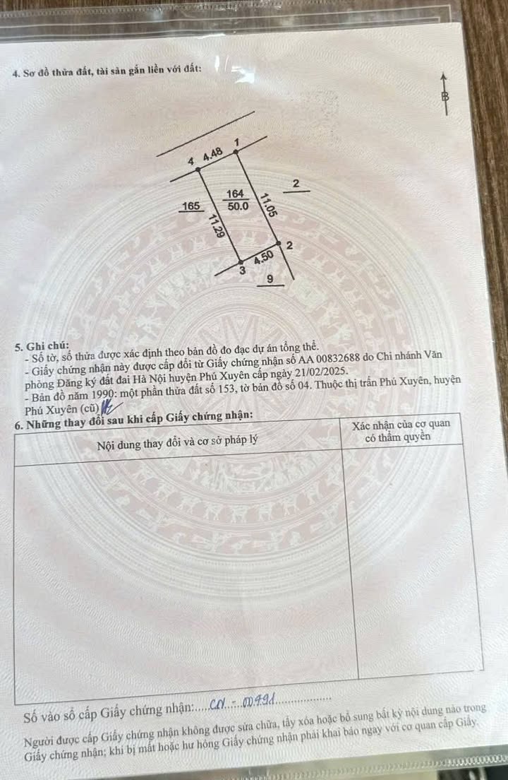 Đất nền Phú Xuyên 50m² - Sổ đỏ chính chủ, ô tô tận nơi!