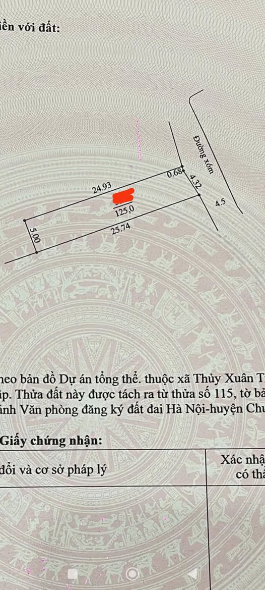 Đất nền Tân Xuân, Xuân Mai 125m² - Sổ đỏ chính chủ, giá tốt!