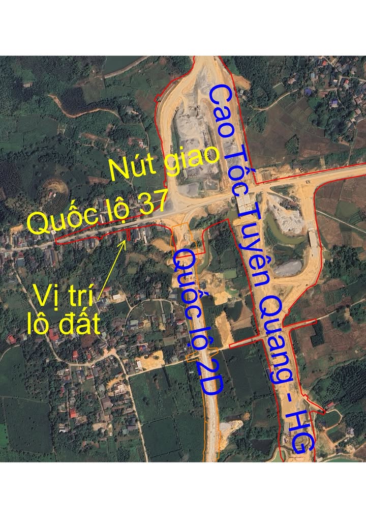 Đất nền Quốc lộ 37, TP Tuyên Quang 121m² - Sổ đỏ chính chủ!