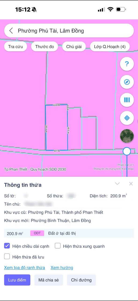 Đất Thổ Cư 200m² Phan Thiết - Sổ Đỏ Sẵn, Giá 2.35 Tỷ