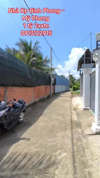 Bán nhà Mỹ Phong Mỹ Tho 122m² giá 1.2 tỷ - Sẵn sàng ở ngay!