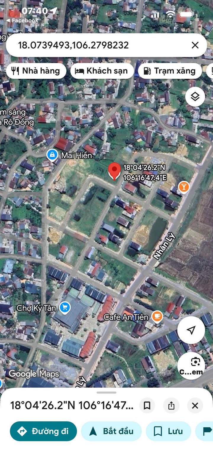 Đất nền Chợ Kỳ Tân 120m² giá 1.9 tỷ - Lô góc 2 mặt tiền cực đẹp