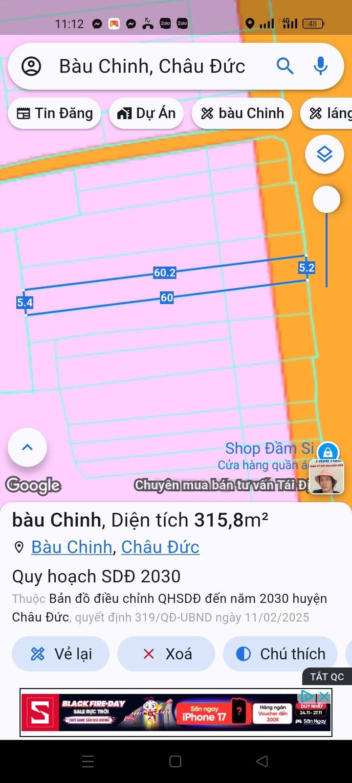 Nhà Phố Mặt Tiền QL56 Châu Đức 520m² - Mặt tiền kinh doanh đắc địa!