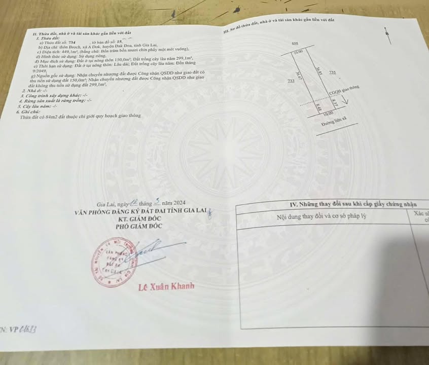 Đất nền Tỉnh lộ 671 Đăk Đoa 370m² - Hơn 1 tỷ, Sổ đỏ sẵn