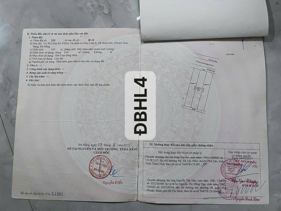 Đất TĐC Hòa Liên 4 - 150m² Sổ Đỏ Rẻ Nhất Đà Nẵng