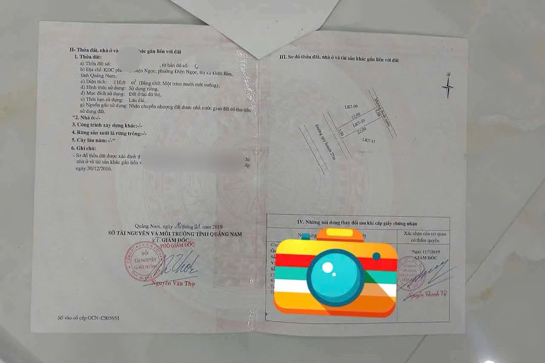 Đất Nền Điện Ngọc 110m² - Mặt Tiền 27m Văn Tiến Dũng, Giá 4.1 Tỷ