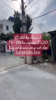 Đất Hạ Đoạn 3, Hải An, 100m² - Giảm Sốc 1 Tỷ, Sổ Đỏ Rõ Ràng!