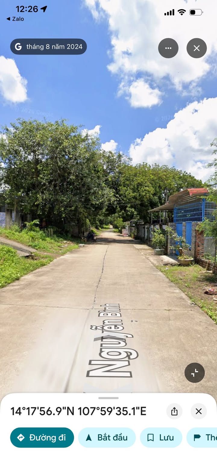 Đất nền mặt tiền Nguyễn Bình, Kon Tum 255m² - Sổ đỏ sẵn sàng